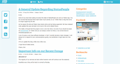 Desktop Screenshot of blog.statuspeople.com