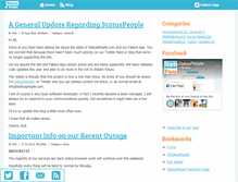 Tablet Screenshot of blog.statuspeople.com